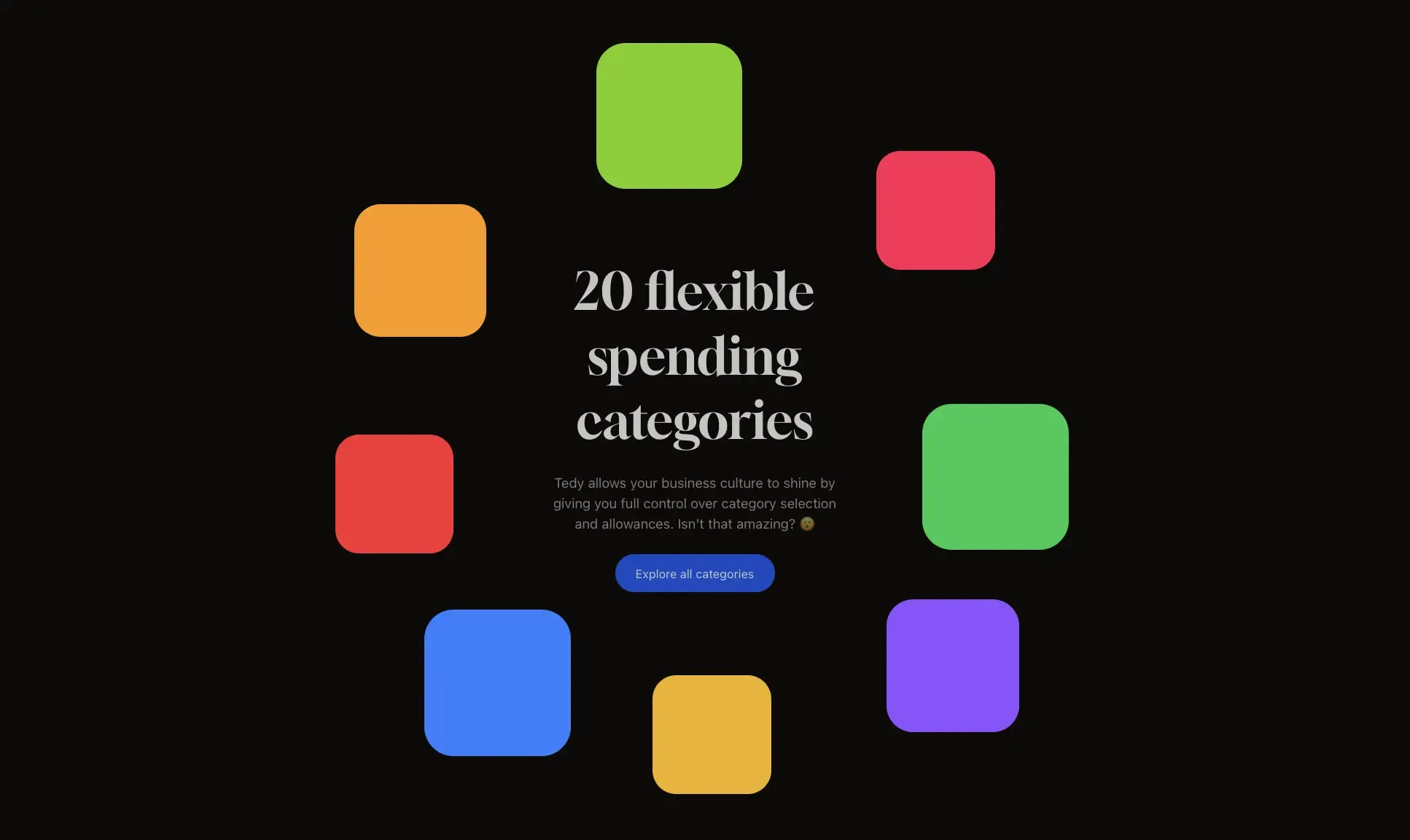 Tedy.app scroll animation